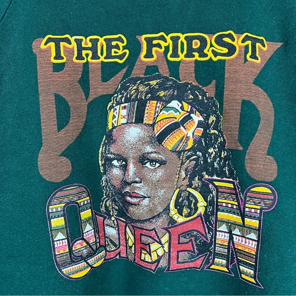 Vintage 1990s The First Black Queen Sweatshirt XXL - Picture 2 of 6